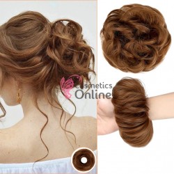 Coc modern din par artificial  FQC-13 Castaniu Mediu